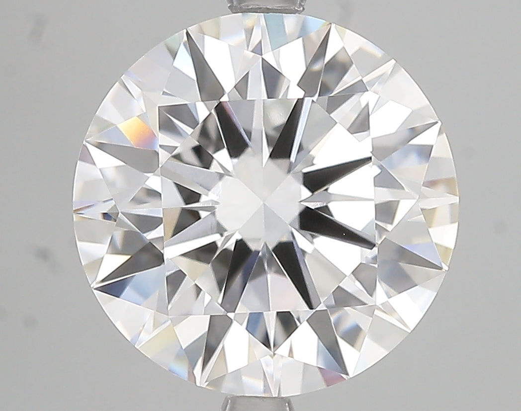 5.01ct Ideal Cut Round Brilliant Lab Diamond, E Color, VVS1, IGI Certified