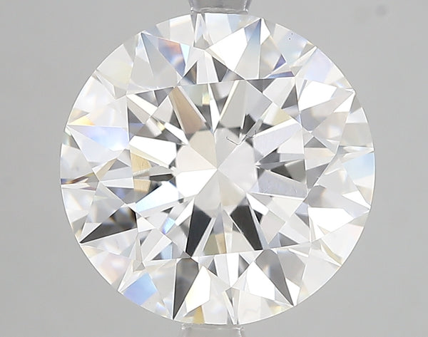 5.01ct Ideal Cut Round Brilliant Lab Diamond, F Color, VVS2, IGI Certified
