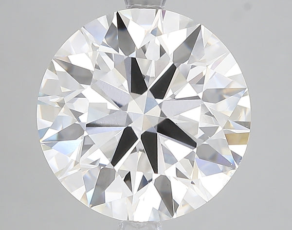 5.33ct Ideal Cut Round Brilliant Lab Diamond, F Color, VVS2, IGI Certified
