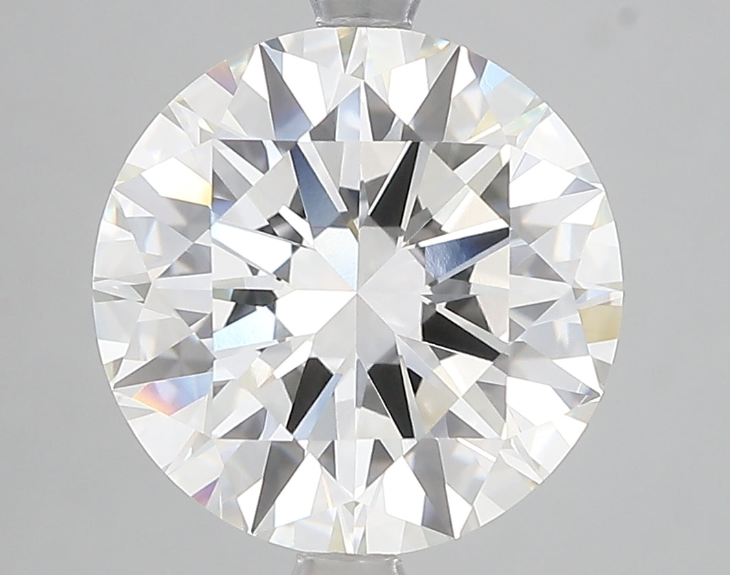 5.1ct Ideal Cut Round Brilliant Lab Diamond, F Color, VVS2, IGI Certified