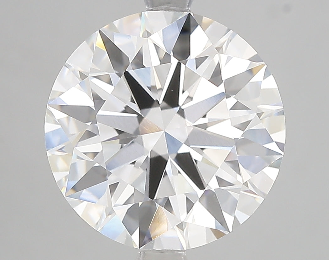 5.02ct Ideal Cut Round Brilliant Lab Diamond, F Color, VVS2, IGI Certified
