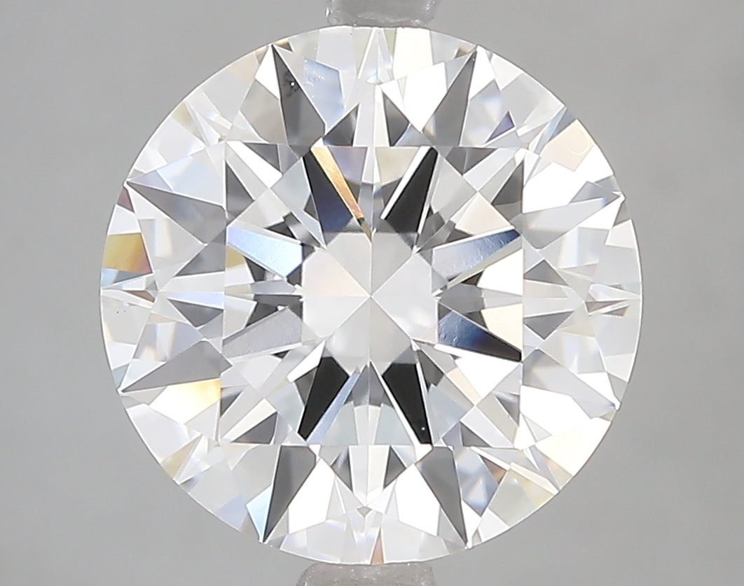 5.02ct Ideal Cut Round Brilliant Lab Diamond, F Color, VVS2, IGI Certified