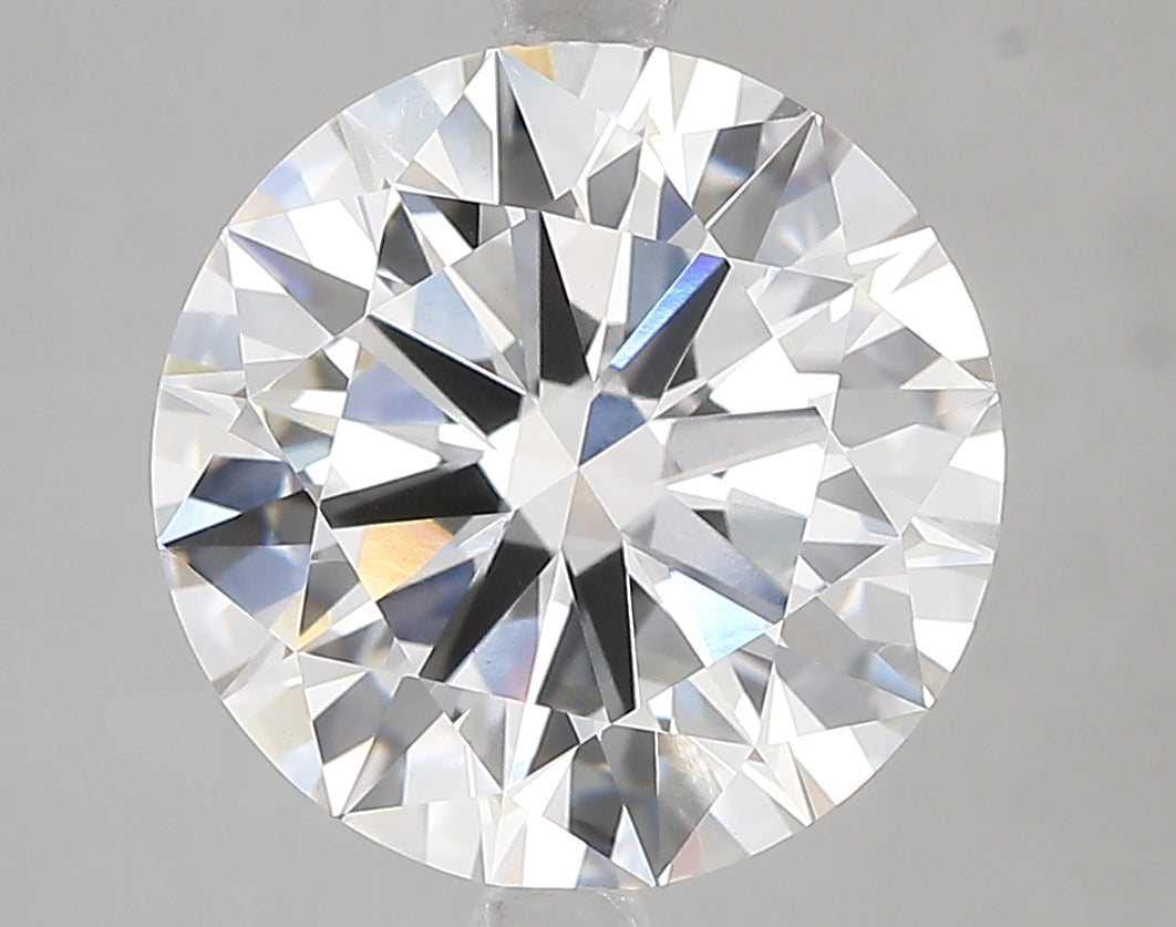 5.01ct Ideal Cut Round Brilliant Lab Diamond, F Color, VVS2, IGI Certified