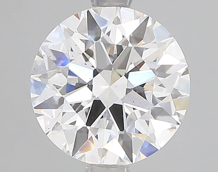 2ct Ideal Cut Round Brilliant Lab Diamond, D Color, VS2, IGI Certified