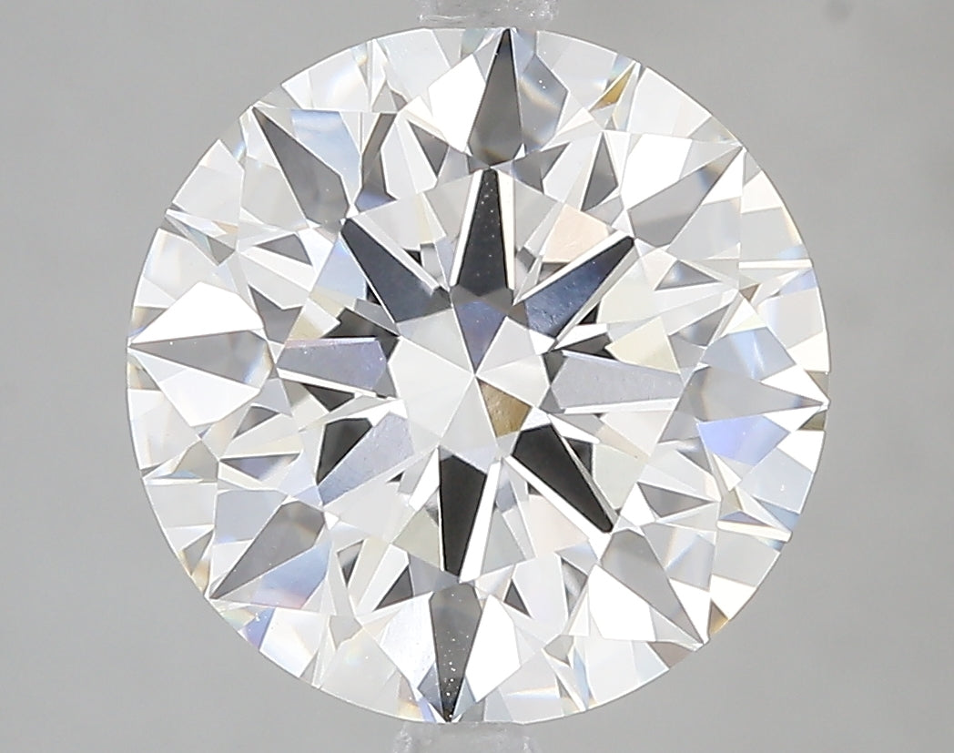 5.1ct Ideal Cut Round Brilliant Lab Diamond, F Color, VVS2, IGI Certified