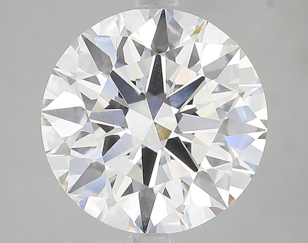 5.1ct Ideal Cut Round Brilliant Lab Diamond, F Color, VVS2, IGI Certified