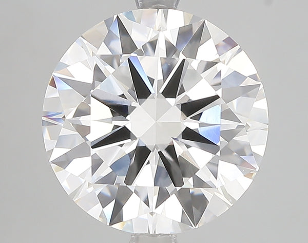 5.02ct Excellent Cut Round Brilliant Lab Diamond, F Color, VVS2, IGI Certified