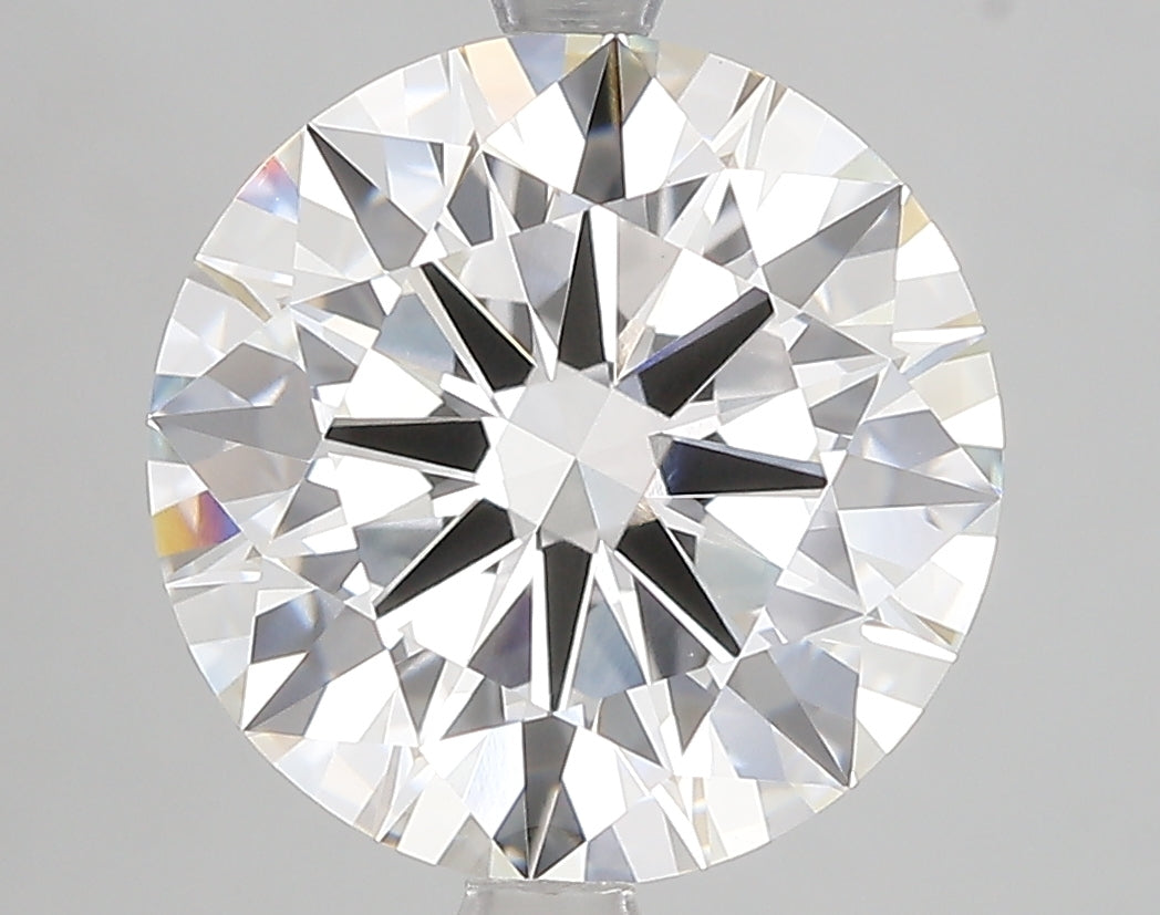 5.05ct Ideal Cut Round Brilliant Lab Diamond, F Color, VVS2, IGI Certified