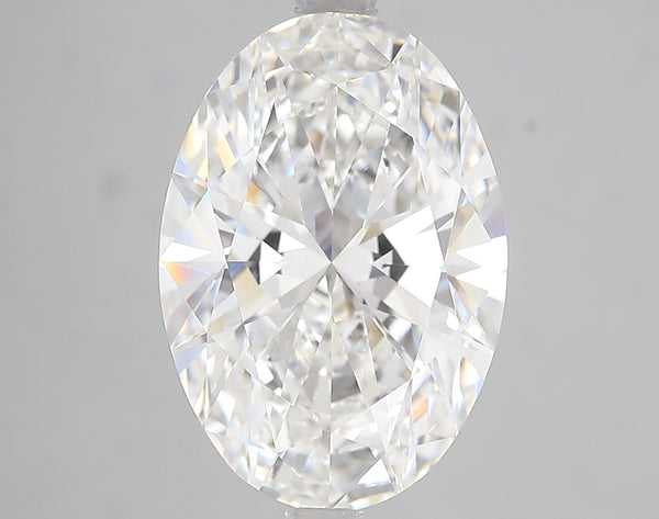 5.51ct Oval Lab Diamond, F Color, VVS2, IGI Certified