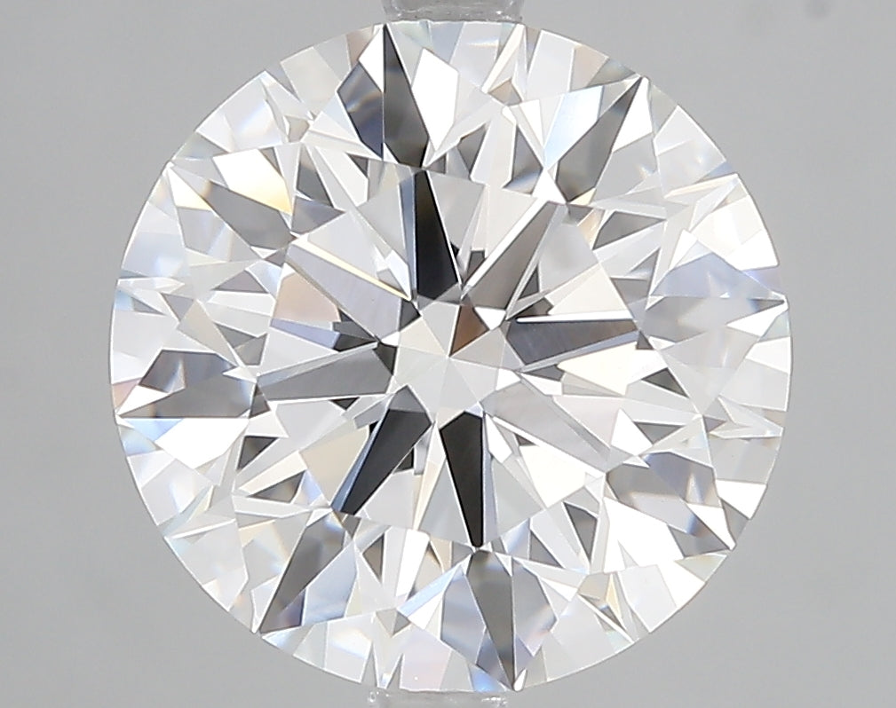 5.1ct Ideal Cut Round Brilliant Lab Diamond, F Color, VVS2, IGI Certified