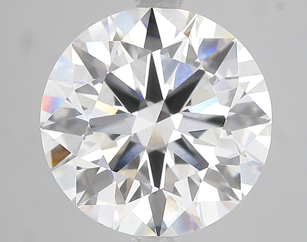 5.04ct Ideal Cut Round Brilliant Lab Diamond, F Color, VVS2, IGI Certified