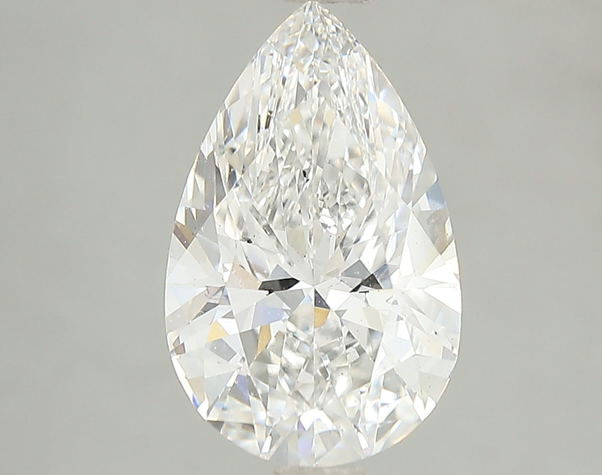 3.02ct Pear Lab Diamond, D Color, SI1, IGI Certified