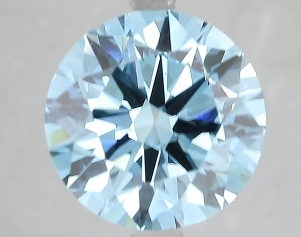 5.11ct Fancy Vivid Blue Round Brilliant Lab Diamond, VS1, IGI Certified