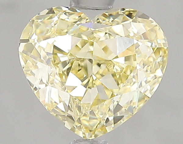 2.04ct Fancy Yellow Heart Lab Diamond, VVS2, IGI Certified