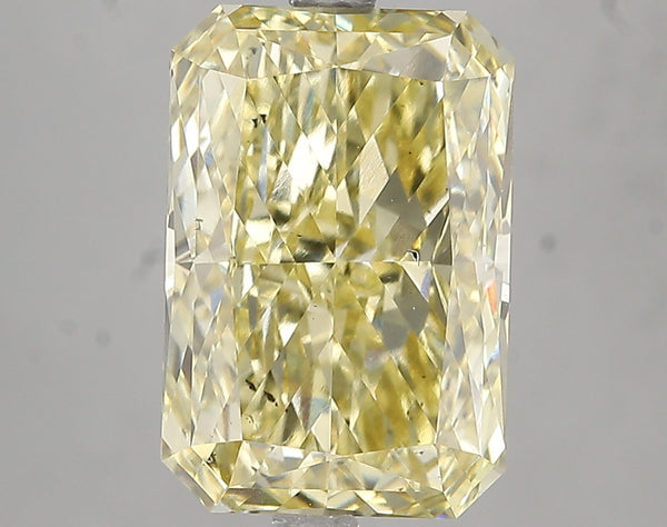 5.07ct Fancy Intense Yellow Radiant Lab Diamond, SI1, IGI Certified