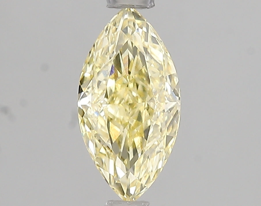 1.06ct Fancy Intense Yellow Marquise Lab Diamond, VVS2, IGI Certified