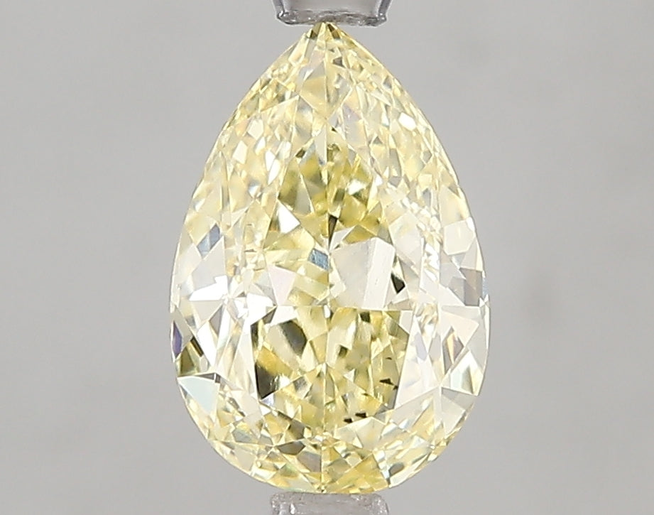 1.51ct Fancy Yellow Pear Lab Diamond, VS1, IGI Certified