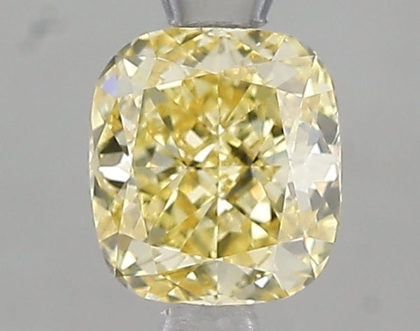 1ct Fancy Yellow Round Brilliant Lab Diamond, VS2, IGI Certified