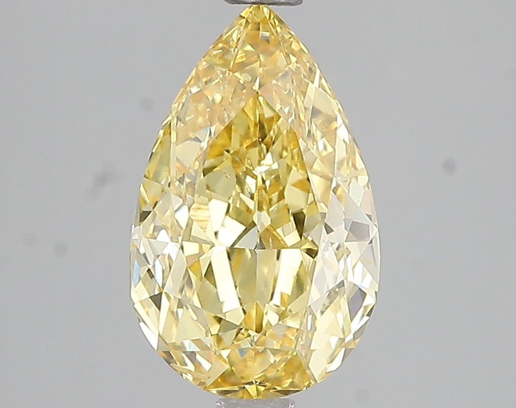 2.5ct Lab Diamond KT112-4 — FANCY VIVID YELLOW/SI1 | IGI Certified