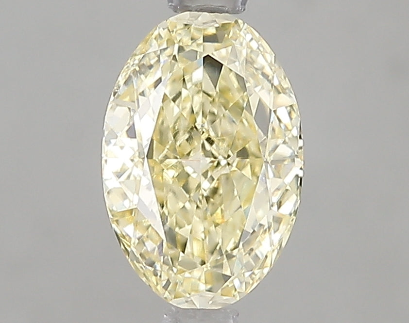 1.51ct Fancy Intense Yellow Oval Lab Diamond, VS1, IGI Certified