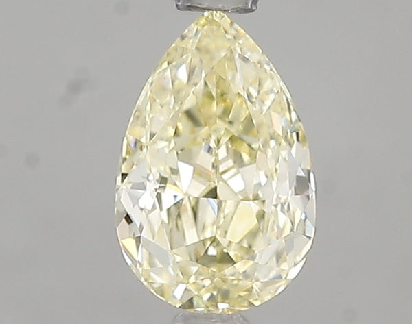 1.04ct Fancy Yellow Pear Lab Diamond, VVS2, IGI Certified