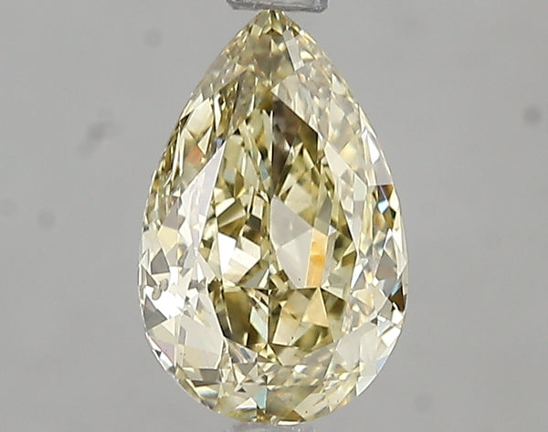 1.51ct Fancy Yellow Pear Lab Diamond, VS2, IGI Certified