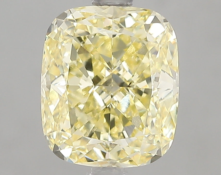 2.59ct Fancy Intense Yellow Crisscut Lab Diamond, VS1, IGI Certified