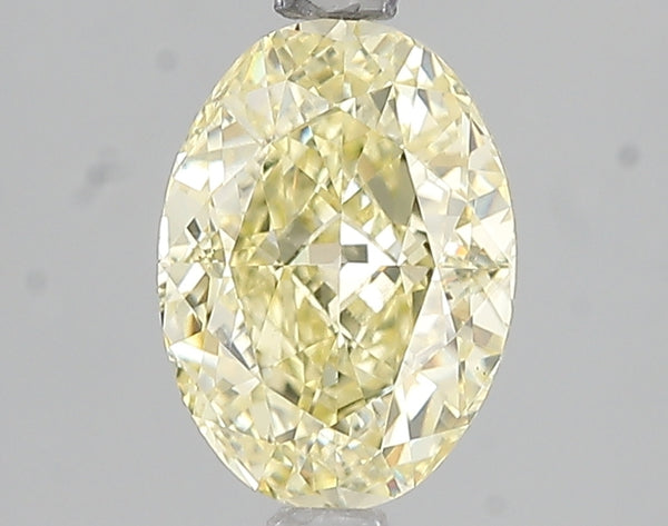 2.01ct Fancy Intense Yellow Oval Lab Diamond, VS1, IGI Certified