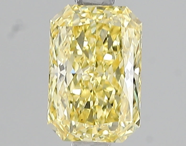 1.1ct Fancy Intense Yellow Radiant Lab Diamond, VS1, IGI Certified
