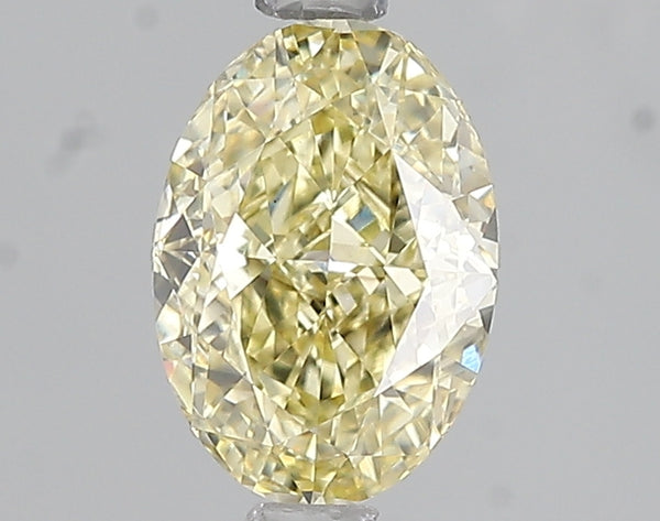 1.56ct Fancy Yellow Oval Lab Diamond, VS1, IGI Certified