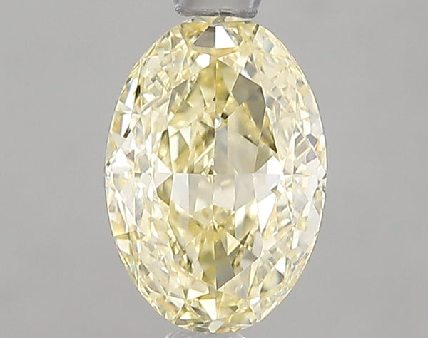 1.41ct Fancy Yellow Oval Lab Diamond, VVS2, IGI Certified