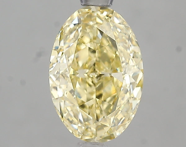 2.02ct Fancy Intense Yellow Oval Lab Diamond, VVS2, IGI Certified