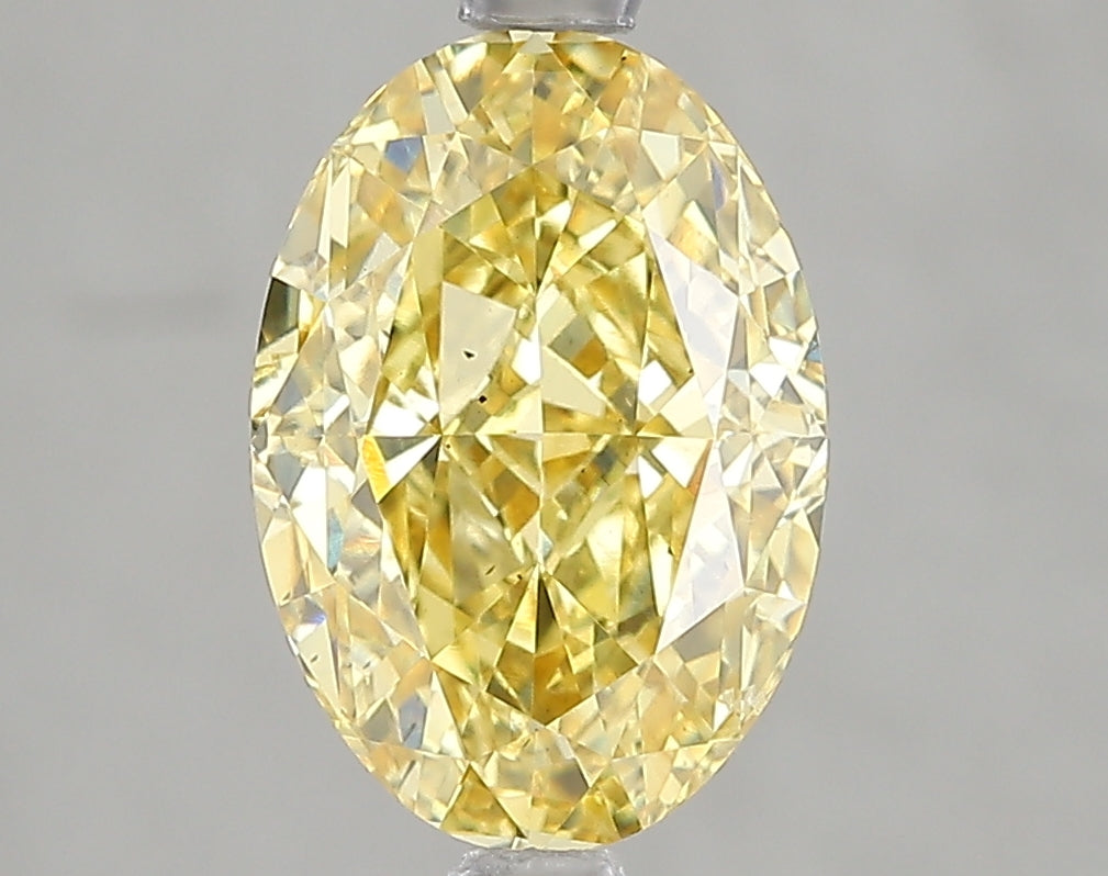 3.01ct Lab Diamond KT126-3 — FANCY VIVID YELLOW/VS2 | IGI Certified