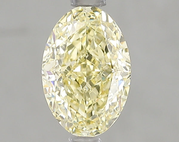 1.55ct Fancy Intense Yellow Oval Lab Diamond, VS1, IGI Certified