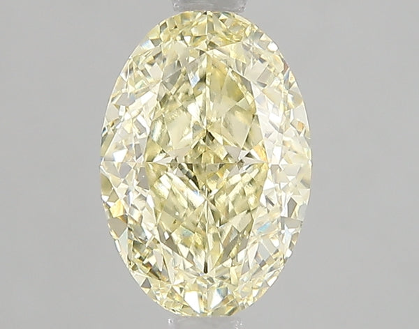 2.07ct Fancy Yellow Oval Lab Diamond, VS1, IGI Certified