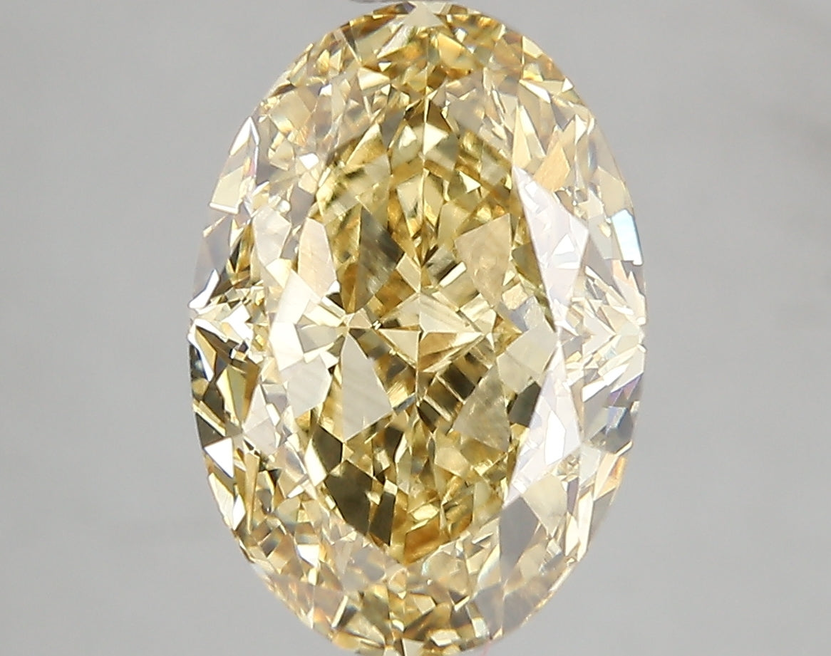 5.0ct Lab Diamond KT31-14 — FANCY VIVID YELLOW/VS2 | IGI Certified