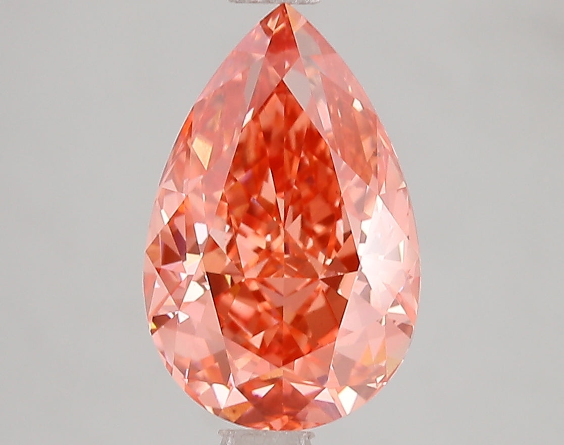 3.2ct Lab Diamond KT32-133 — FANCY VIVID RED/VS1 | IGI Certified