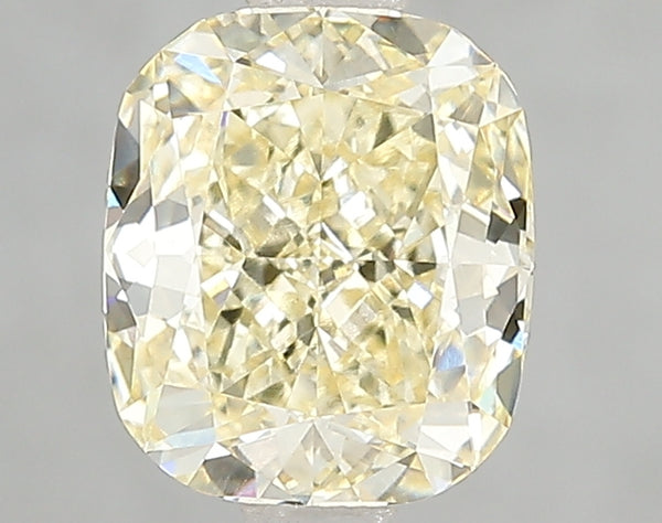 2.07ct Fancy Intense Yellow Cushion Lab Diamond, VVS2, IGI Certified