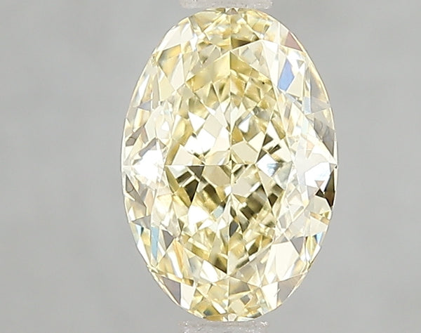 1.6ct Fancy Intense Yellow Oval Lab Diamond, VS2, IGI Certified