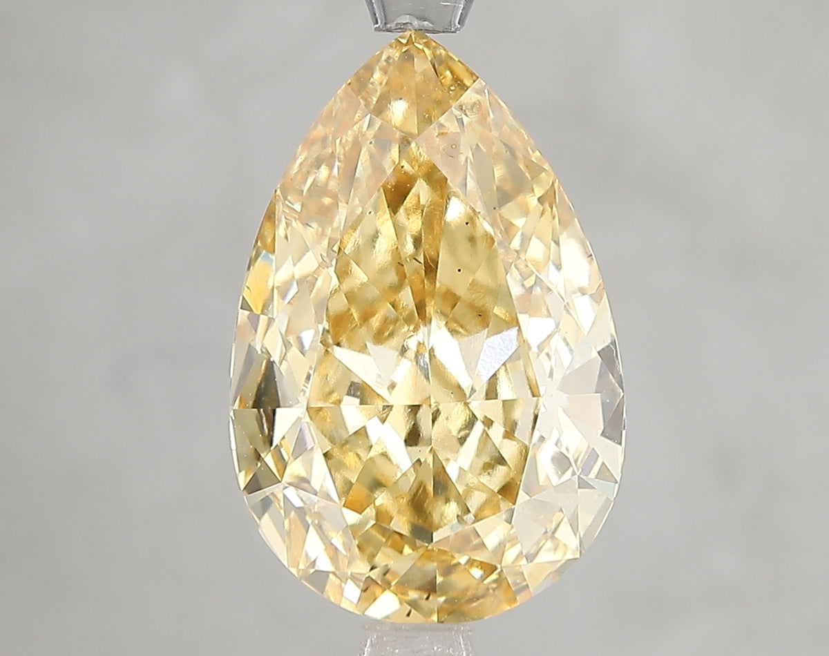 5.02ct Lab Diamond KT32-9 — FANCY VIVID YELLOW/VS2 | IGI Certified