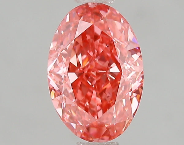 1.59ct Fancy Vivid Pink Oval Lab Diamond, VS2, IGI Certified