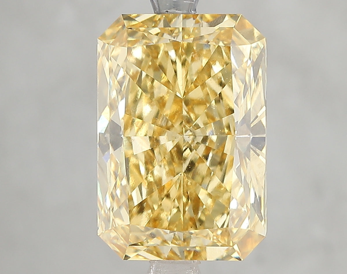 5.08ct Lab Diamond KT35-168 — FANCY VIVID YELLOW/VS2 | IGI Certified