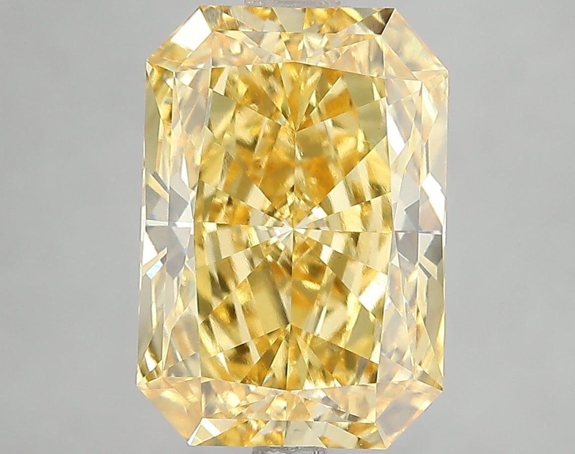 5.17ct Lab Diamond KT35-179 — FANCY VIVID YELLOW/VS1 | IGI Certified