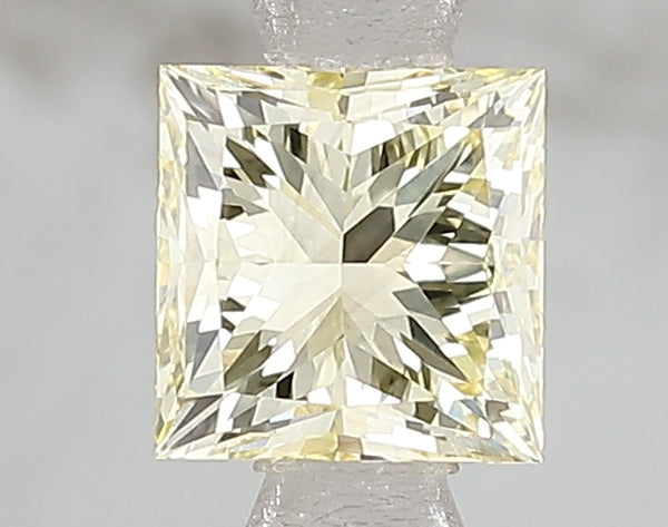 1ct Fancy Yellow Princess Lab Diamond, VS1, IGI Certified