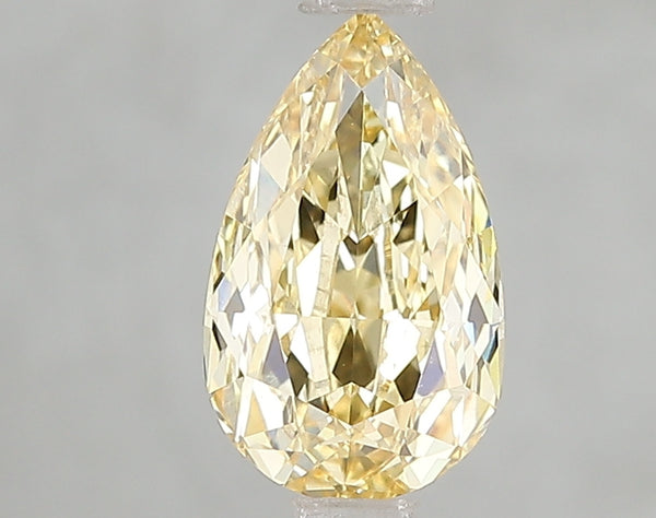 1.6ct Fancy Intense Yellow Pear Lab Diamond, VS1, IGI Certified
