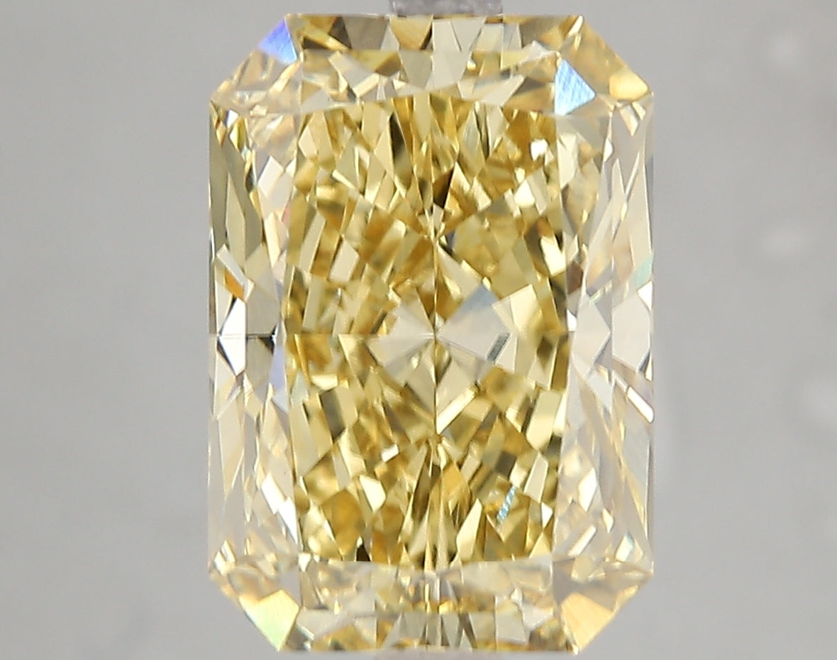 5.2ct Lab Diamond KT35-89 — FANCY VIVID YELLOW/VS1 | IGI Certified