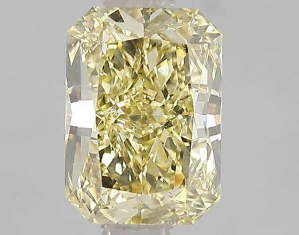 1.58ct Fancy Intense Yellow Radiant Lab Diamond, VS2, IGI Certified