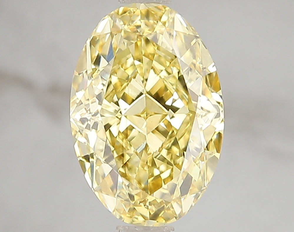 3.01ct Lab Diamond KT36-28 — FANCY VIVID YELLOW/VS2 | IGI Certified