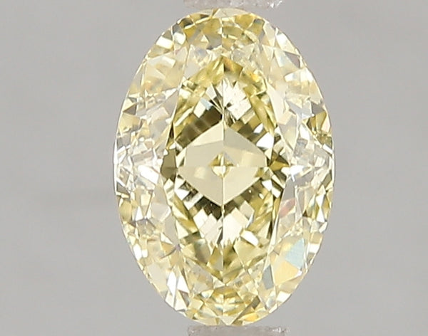1.57ct Fancy Intense Yellow Oval Lab Diamond, VS1, IGI Certified