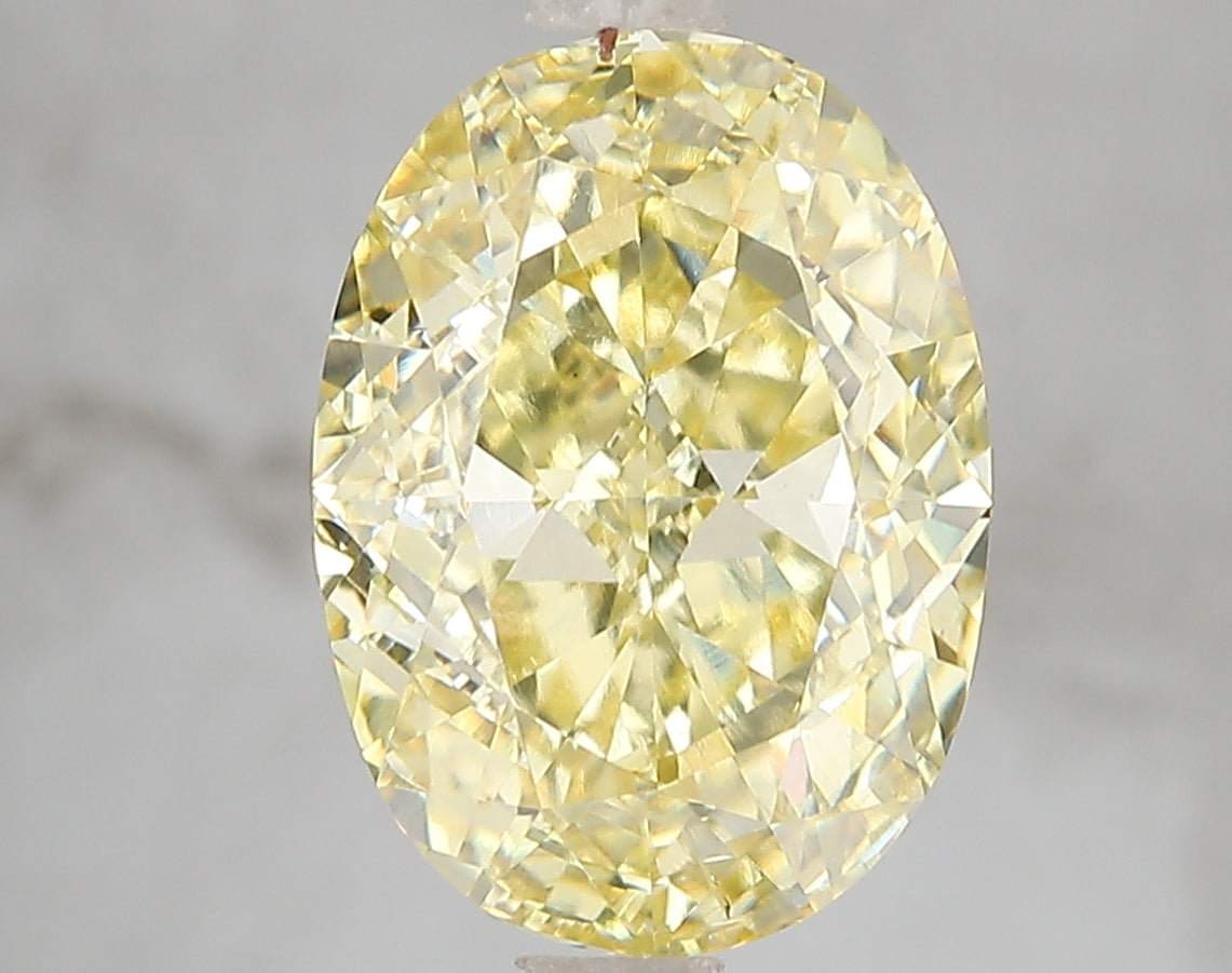 5.01ct Lab Diamond KT36-49 — FANCY VIVID YELLOW/VS2 | IGI Certified
